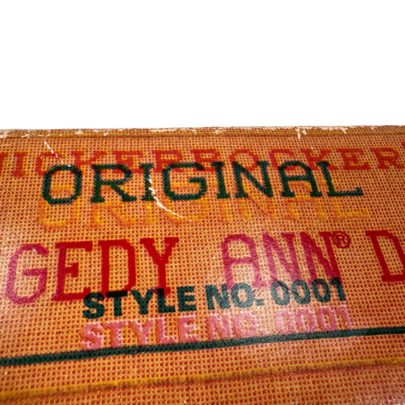 Vintage Knickerbocker Original Raggedy Ann Doll 15" Folk Girl Mint Doll with Box - Picture 9 of 12